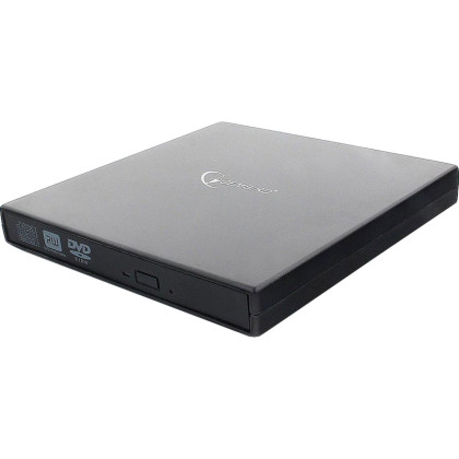 Привод DVD Gembird DVD-USB-02 пластик, черный USB 2.0