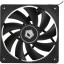 Вентилятор ID-Cooling FL-12025K 120x120mm черный 3-pin 21dB 145gr Ret