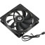 Вентилятор ID-Cooling FL-12025K 120x120mm черный 3-pin 21dB 145gr Ret