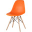 Стул для столовых SG_Eames PP оранжевый, деревянные ножки