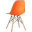Стул для столовых SG_Eames PP оранжевый, деревянные ножки