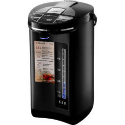 Термопот BRAYER 1096BR,1450Вт,5,5л,2 спос.подач.воды,LCD-дисп,под.темп,блок