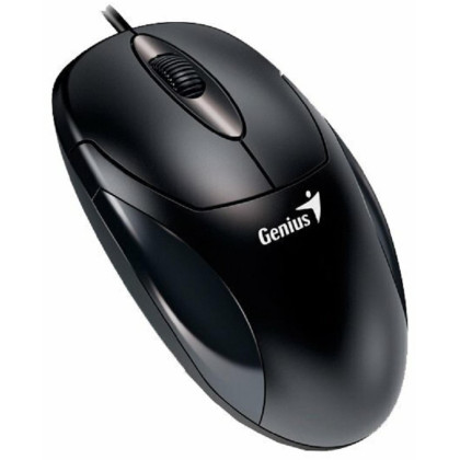 Мышь компьютерная Genius Xscroll V3, оптическая, 1000 DPI, 1.5 м, черный