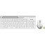 Набор клавиатура+мышь A4Tech Fstyler (FB2535C ICY WHITE) клав,мышь:бел/сер