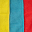Салфетки хозяйственные из микрофибры универсальные 180gsm, 30х30см, 3шт/уп