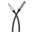 Кабель удлинитель PERO MC-03 JACK 3.5, 2м, Black