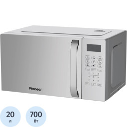Микроволновая печь Pioneer MW255S, 20 л,  700 Вт, управление - сенсорное