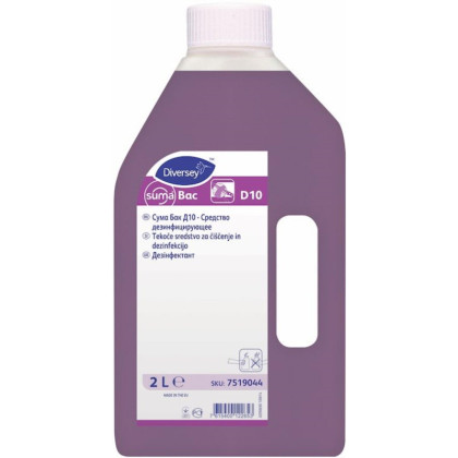 Профхим дезинфек д/поверхн и оборуд, ЧАС Diversey/Suma Bac D10, 2л