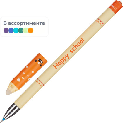 Ручка гелевая M&amp;G со стир.черн., шарик 0,5мм, синяя, в асс AKPB1472D20597H