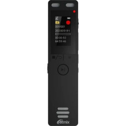Диктофон цифровой Ritmix RR-155 16Gb Black, MicroSD