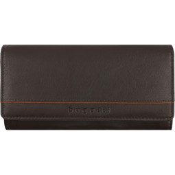 Кошелек жен BUGATTI Banda,защ RFID корич козы/полиэ 18,5х2,5х9,5, 49133502