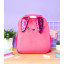 Ранец Basic Bunny ярко-розовый, 2 отд., эргоном. спинка     