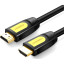 Кабель UGREEN HD101 HDMI 4K цвет желтый/черный, 3м (10130)
