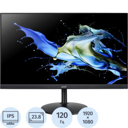 Монитор Acer Vero (CB242YGbir)23,8/FHD/IPS/120Hz/250cd/1ms/HDMI/VGA