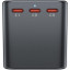 Зарядное устройство ACEFAST Z1 PD75W GaN/3xUSB-C+2xUSB-A/цвет черно-серый