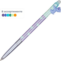 Ручка гелевая автоматическая M&amp;G AdorablePet стир.чер в асс AKPH9572D20496C