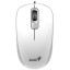 Мышь компьютерная Genius DX-110, USB, оптическая, 1000 DPI 1.5m, белый