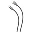 Кабель USB PERO DC-02 Type-C, 3А, 1м, черный