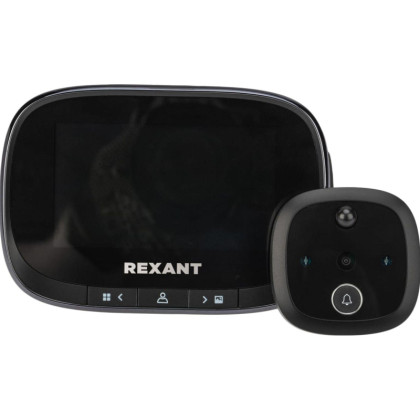 Видеоглазок дверной с дисплеем 4.3 Rexant с функц. записи вид./фот по движ