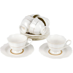 Набор кофейный 12пр. White chic (6персон) v=90мл (подарочная уп), 0970020