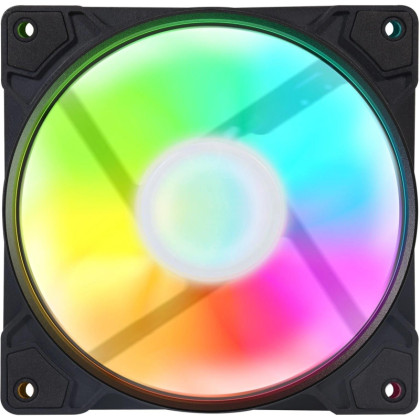 Вентилятор GMNG GG-CF120ARGB1-PWMBK ARGB 120х120x25 черный 4-pin Ret