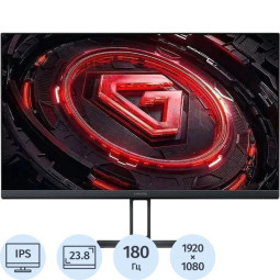 Монитор Xiaomi Gaming G24i (ELA5625EU)23.8/FHD/IPS/180Hz/250cd/1ms/HDMI/DP