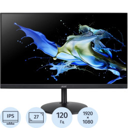 Монитор Acer Vero (UM.HB2CD.G01)27/FHD/IPS/120Hz/250cd/1ms/HDMI/DP/VGA