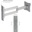 Кронштейн Arm Media LCD-7101, TV 10-28, настенный, наклонно-поворотный, сер