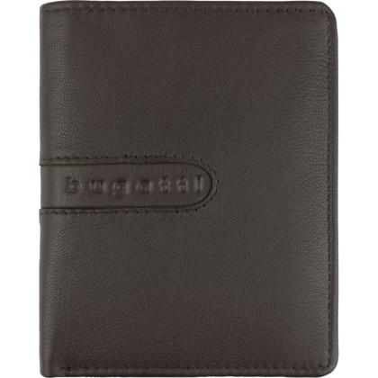 Портмоне BUGATTI Bomba,защ RFID,коричн,кожа козы/полиэс,10х2х12,5, 49135102
