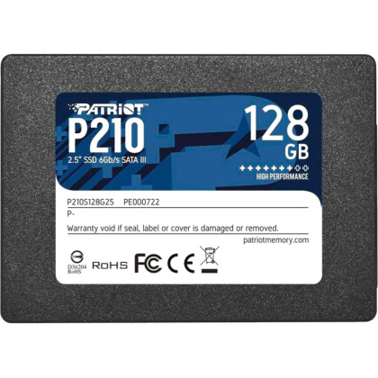 SSD накопитель Patriot SATA III 128Gb P210S128G25 P210 2.5