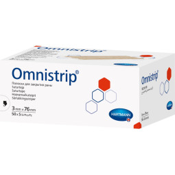 Полоски на швы (стер. по 5шт) 3х76мм,250 шт/уп OMNISTRIP REF 5406825/540681