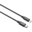 Кабель USB PERO DC-05 Type-C to Lightning, 3А, 2м, Black