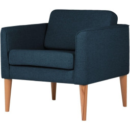 Кресло _ХД Finsoffa NODVEN Lounge тк.рогожка Apollo, Navy синий