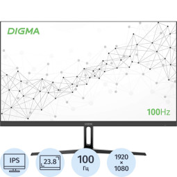 Монитор Digma Progress (DM24SB09)23.8/FHD/IPS/100Hz/250cd/5ms/HDMI/VGA