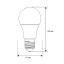 Лампа светодиодная Ergolux LED-A65-20W-E27-4K,ЛОН