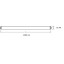 Лампа люминесцентная Osram Lumilux  L 36W/830 G13 3000К тепл.бел. 25шт