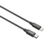 Кабель USB PERO DC-05 Type-C to Lightning, 3А, 1м, Black