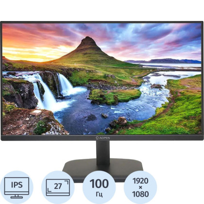 Монитор Aopen 27CL1Ebmix (UM.HC1EE.E02)27/IPS/FHD/1ms/HDMI/VGA/100Hz/250cd