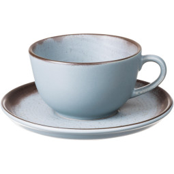 Чайная пара FLAT Shape PACIFICO (чаш200мл,блюдц14см)Oxford 136497,AO04-1C07