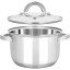 Кастрюля нерж Rondy 3,9л , D=21,5cм, SH07393