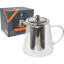 Чайник заварочный AROMA, объем 1 л, из боросиликатного стекла,105039