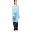 Халат на липучках (30 гр) 4XL голубой (10 шт/упак)