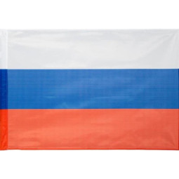 Флаг РФ 135х90 см, уличный, флажная сетка