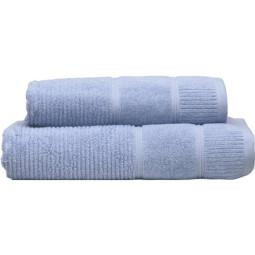 Набор полотенец махровых TAC DORA 50х90,70х140 550 г/м2 GRAY-BLUE,сер-голуб