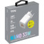 Зарядное устройство сетевое TFN nano A+C PD 33W white