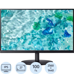 Монитор Acer Vero (UM.HB2CD.303)27/WQHD/IPS/100Hz/350cd/1ms/HDMI/DP