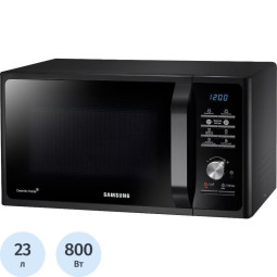 Микроволновая печь Samsung MS23F302TAK/BW 800Вт 23л. черный