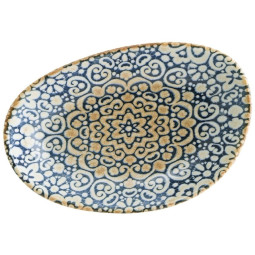 Салатник овальный Альхамбра, фарфоровый, 150х100 мм. 140 мл., (66806)