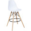 Стул барный Cindy Bar Chair (mod. 80)/1шт в уп, дер/мет/пласт,бел