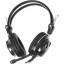 Гарнитура A4Tech (HS-28 (BLACK+GREY) черный 2.2м накладные